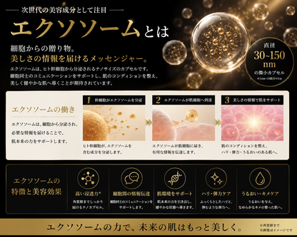 and eXRA Revitalize Cream｜高濃度エクソソーム配合フェイスクリーム